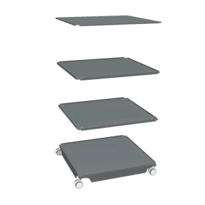 кассетница поворотная диком к-01 esd (без кассет), комплект фото