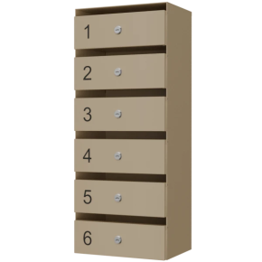 почтовый ящик 6-секционный серия ультра смарт фото