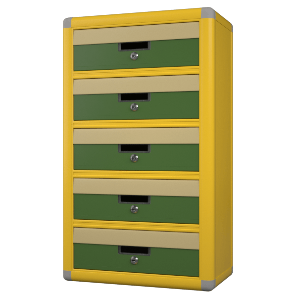 Почтовый ящик на 5 квартир серия Евро почтовый ящик на 5 квартир серия евро фото