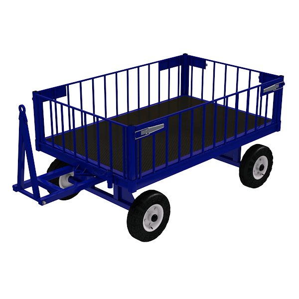 тележка большегрузная с настилом и бортами бт 1 кб колеса пневматические 450 мм фото
