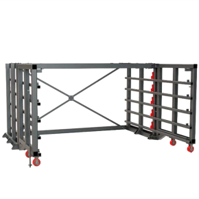 стеллажа h-2000 с выкатными платформами для металла 1500х3000 фото