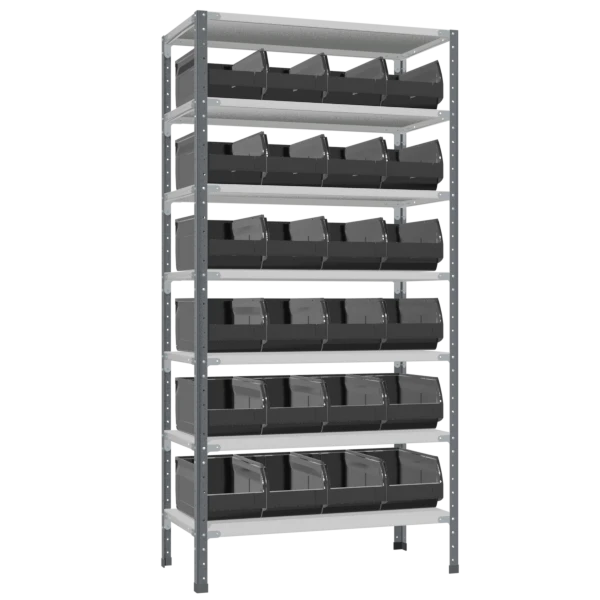 Антистатический стеллаж СТ-012 с ящиками 400x230x200 антистатический стеллаж ст-012 с ящиками 400x230x200 фото