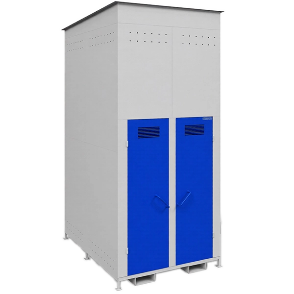 оборудование для хранения 30 газовых баллонов разборное, настил-доска