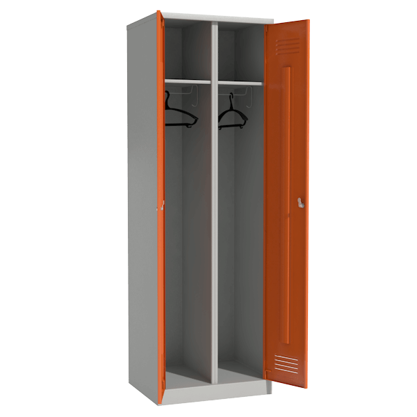 офисный цветной шкаф для верхней одежды