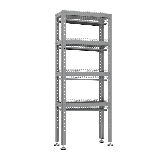 стеллаж кухонный из нержавеющей стали высота 1670 фото