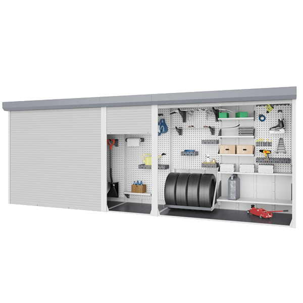 шкаф для паркинга 2300x6150x900 трехсекционный фото