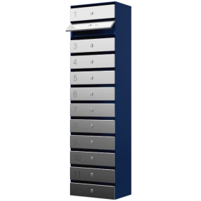 почтовый ящик 12-секционный серия ультра инокс