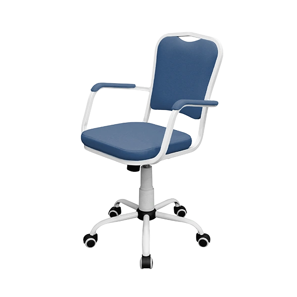 кресло для учреждений кр09(1) синие фото