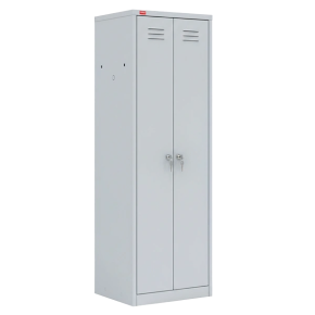 двухсекционный металлический шкаф для одежды шрм-ак/800 фото