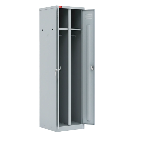 двухсекционный металлический шкаф для одежды шрм-ак/800 фото