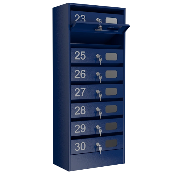 почтовый ящик 8-секционный серия эталон колор с окошком фото