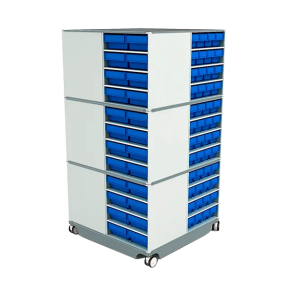 поворотная кассетница кп-03 синие ящики фото