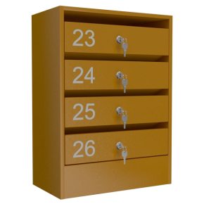 почтовый ящик 4-секционный серия эталон колор фото