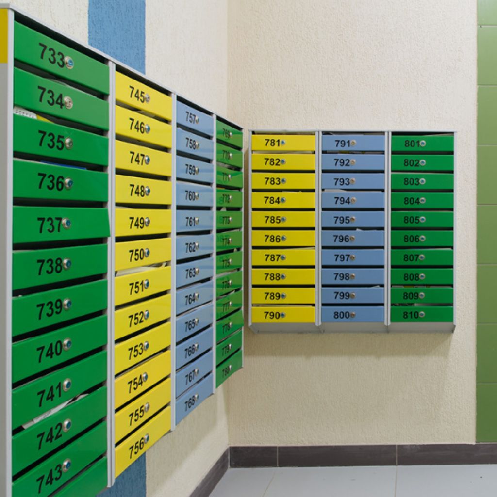 Почтовые ящики разных цветов от МетПромМебель