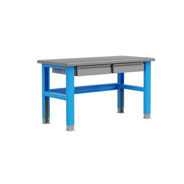 стол промышленный place 1500 с двумя ящиками фото