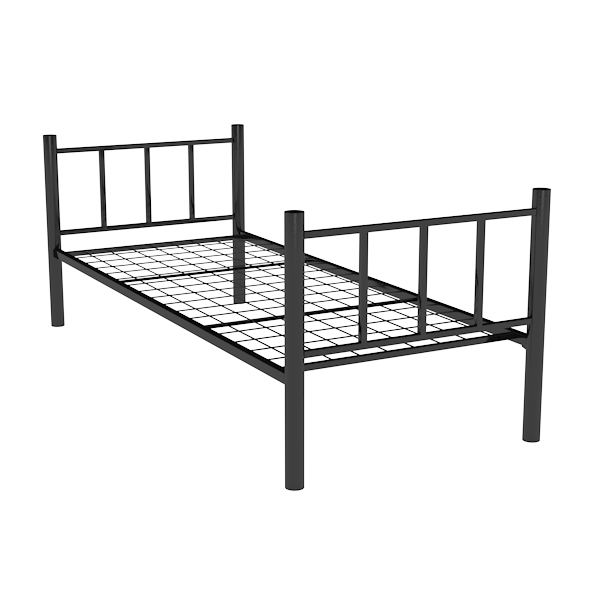 металлическая двухъярусная кровать с лестницей
