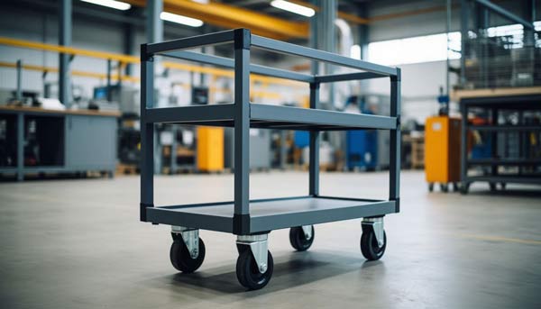 Использование тележек на колесах в производстве