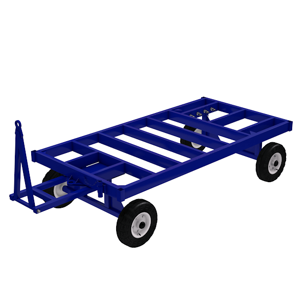 тележка большегрузная каркасная бт 2 к колеса пневматические 450 мм фото