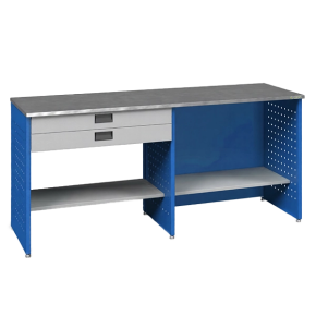 слесарный стол-верстак с двумя выдвижными ящиками св-18-02