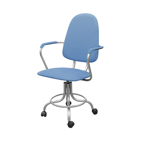 Лабораторное кресло с высокой спинкой артикул 65665
