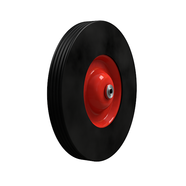 колесо с литой резиной 330 мм фото