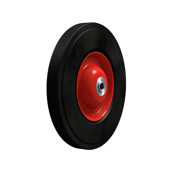 колесо с литой резиной (бескамерное) 200 мм фото