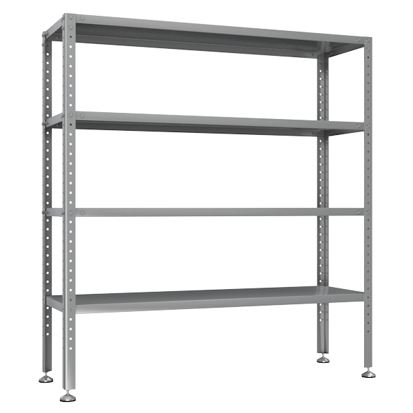 стеллаж кухонный из нержавейки 1600x1500x500 фото