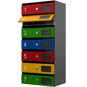 почтовый ящик 7-секционный серия ультра фото