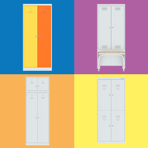 Как выбрать гардеробный металлический шкаф