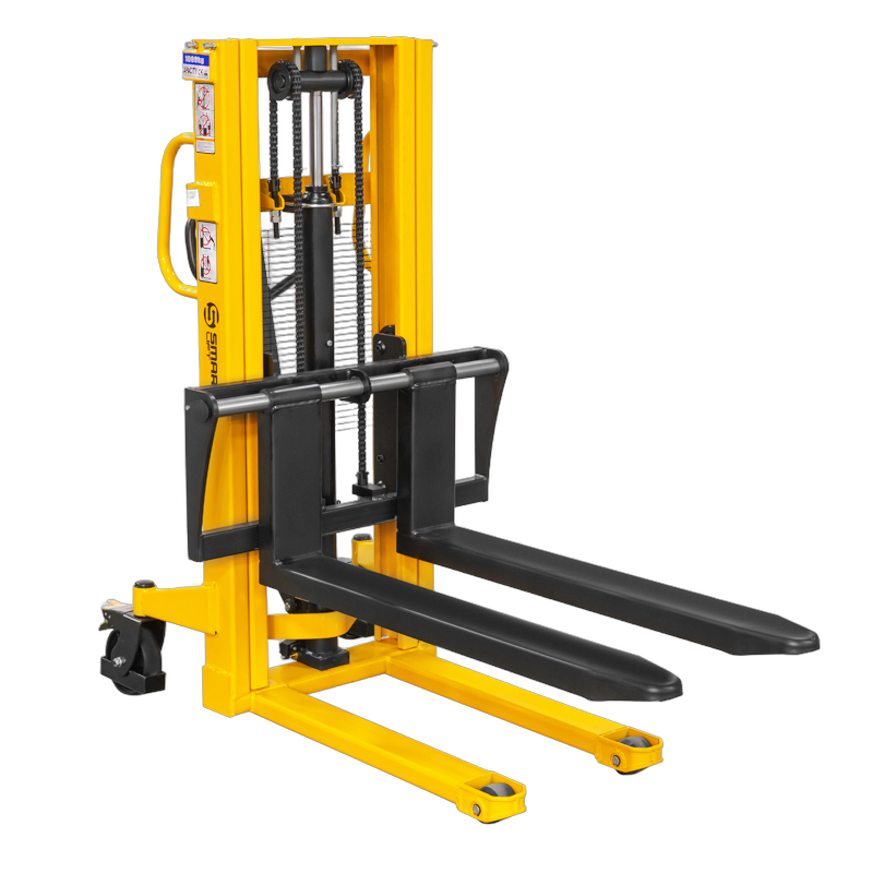 штабелер гидравлический sda 1020 (1000 кг; 2 м; вилы 300-850 мм) smartlift фото
