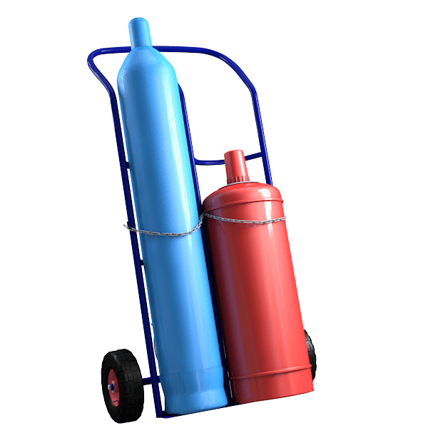 Тележка для перевозки двух баллонов (кислород+пропан) КП 2 тележка для перевозки двух баллонов (кислород+пропан) кп 2 фото