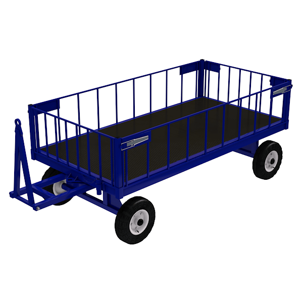 тележка большегрузная с настилом и бортами бт 2 кб колеса пневматические 450 мм фото