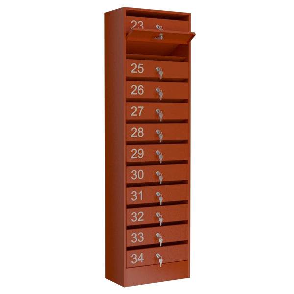 почтовый ящик 12-секционный серия эталон колор фото