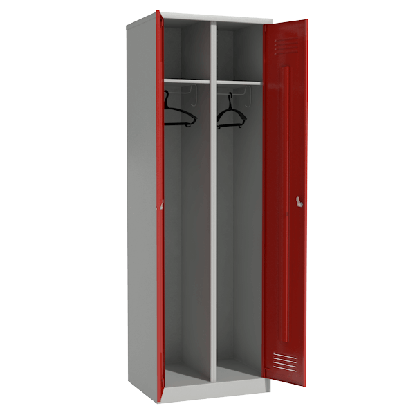 офисный цветной шкаф для верхней одежды