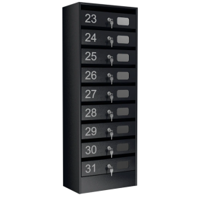 почтовый ящик 9-секционный серия эталон колор с окошком фото