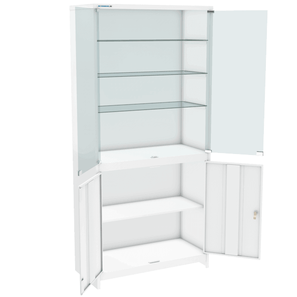 Медицинский двухстворчатый шкаф ШМС-2 медицинский двухстворчатый шкаф шмс-2 фото