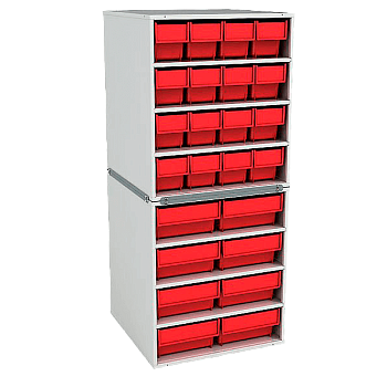 стационарная кассетница на 2 яруса фото