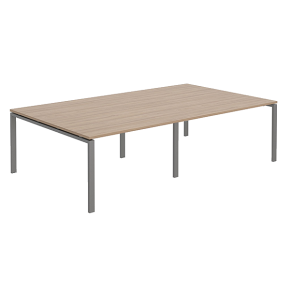 стол для переговоров 240x144 вяз натуральный/антрацит фото