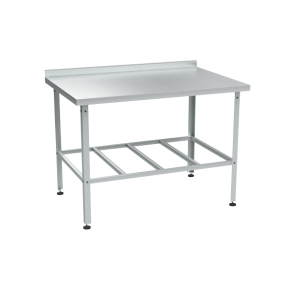 стол из нержавейки с бортом для производства 870x1200x800 фото