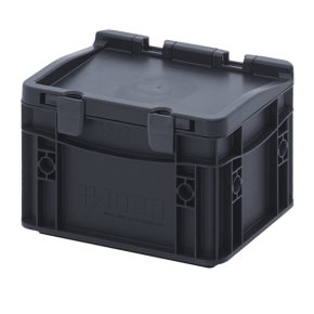 евроконтейнер esd с крышкой на шарнире 135x150x200 фото