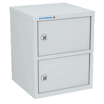 индивидуальный шкаф кассира на 2 отделения вертикальный фото