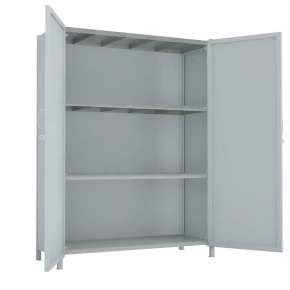 Стеллаж 2000x1500x600 стенки сплошные, двери сплошные, 4 яруса стеллаж 2000x1500x600 стенки сплошные, двери сплошные, 4 яруса фото