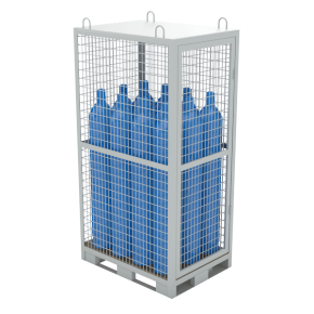 клеть для 12 кислородных газовых баллонов фото