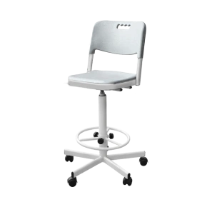 лабораторный стул высокий кр19(в) серый фото