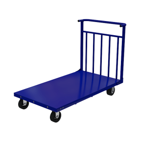 тележка платформенная усиленная тпу 5 черная резина фото