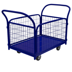 тележка платформенная с сетчатыми бортами тс 8 фото