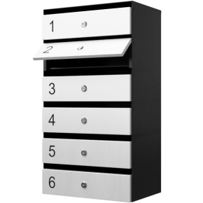 почтовый ящик 6-секционный серия ультра фото