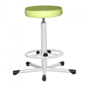 табурет на винтовой опоре т02-1 светло-зеленый фото