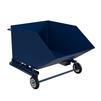 контейнер металлический (опрокидывающийся) 1050x1200x1500 фото