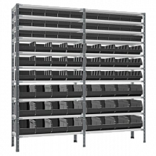 антистатический стеллаж ст-012 с ящиками 230x200, 230x150, 185x100 артикул 18097